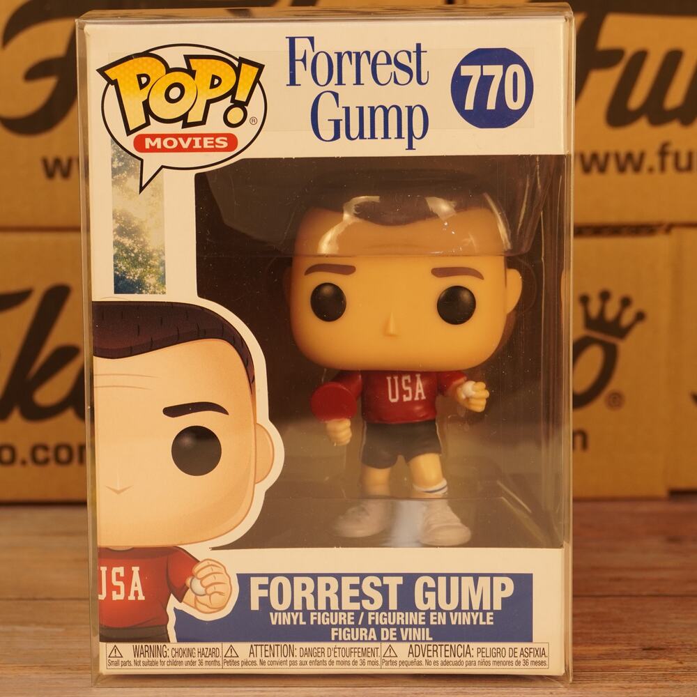 Funko Pop Movies Forrest Gump #770 USA Running Vinyl Figure Tom Hanks Collectibl